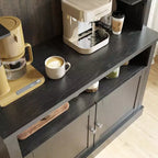 Credenza da cucina da 183 cm con contenitore e luci a LED