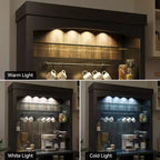 Credenza da cucina da 183 cm con contenitore e luci a LED
