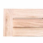 Divisorio Pieghevole a 4 Pannelli in Legno Massello, 165 x 140 cm