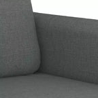 Divano 2 posti in tessuto - Grigio scuro