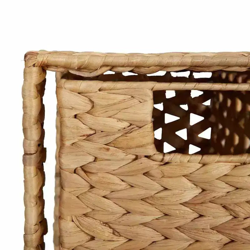 Cassettiera contenitore in giacinto d'acqua con 6 cesti – 47 x 37 x 100 cm