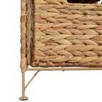 Cassettiera contenitore in giacinto d'acqua con 6 cesti – 47 x 37 x 100 cm