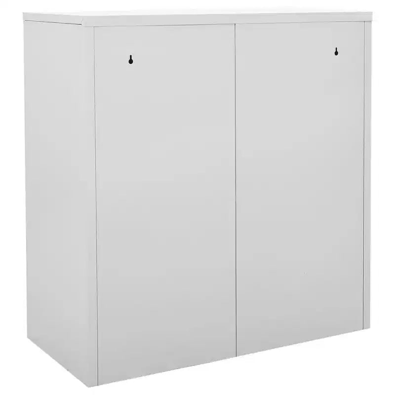 Set di armadietti industriali in acciaio - Grigio e Verde