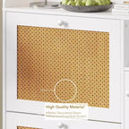 Scarpiera in Rattan con 3 Cassetti a Ribalta - Organizzatore per Scarpe Stretto a 4 Ripiani per Ingresso