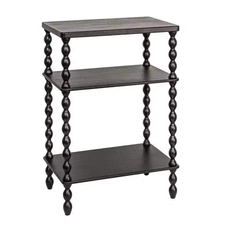Bobbin Leg Rectangle Wood Accent Table