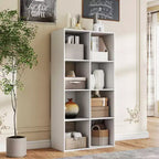 Organizzatore Portaoggetti a 8 Cubi con Pannelli Posteriori Rimovibili - Libreria Aperta Extra Lunga e Robusta da 47,7 Pollici