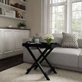 Tavolino pieghevole Lavish Home con vassoio rimovibile
