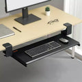 Vassoio per Tastiera Sottoscrivania con Morsetto – Piattaforma Ergonomica Estraibile, 68 x 28 cm