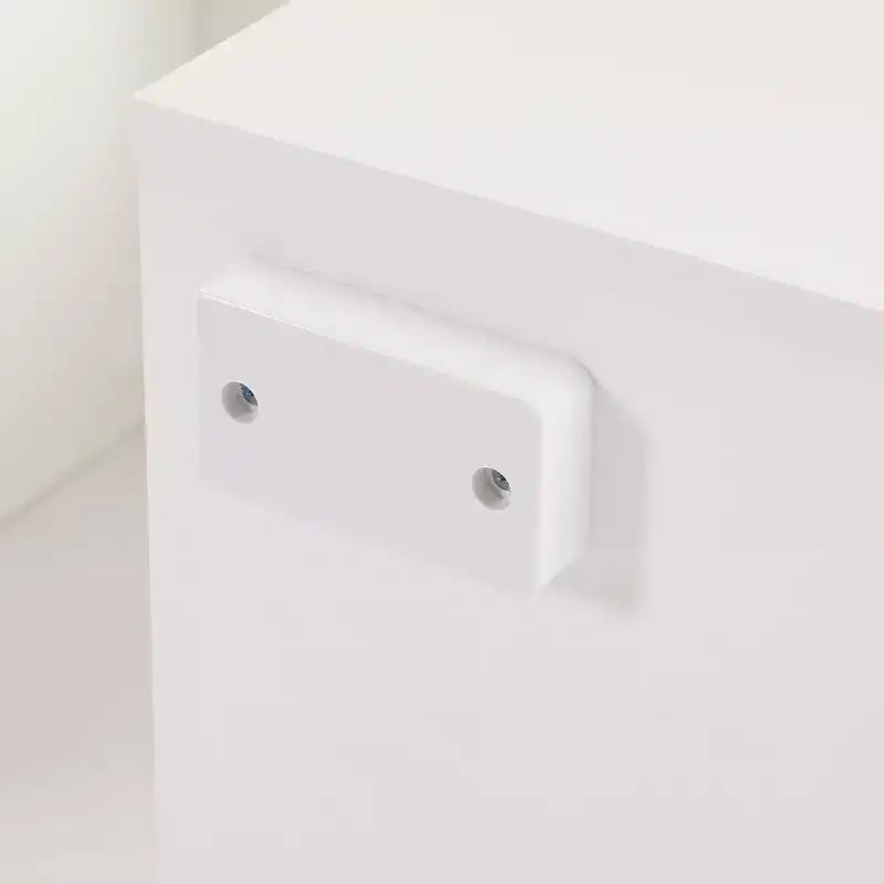 Mobile TV moderno a LED con cassetti e ripiano in vetro