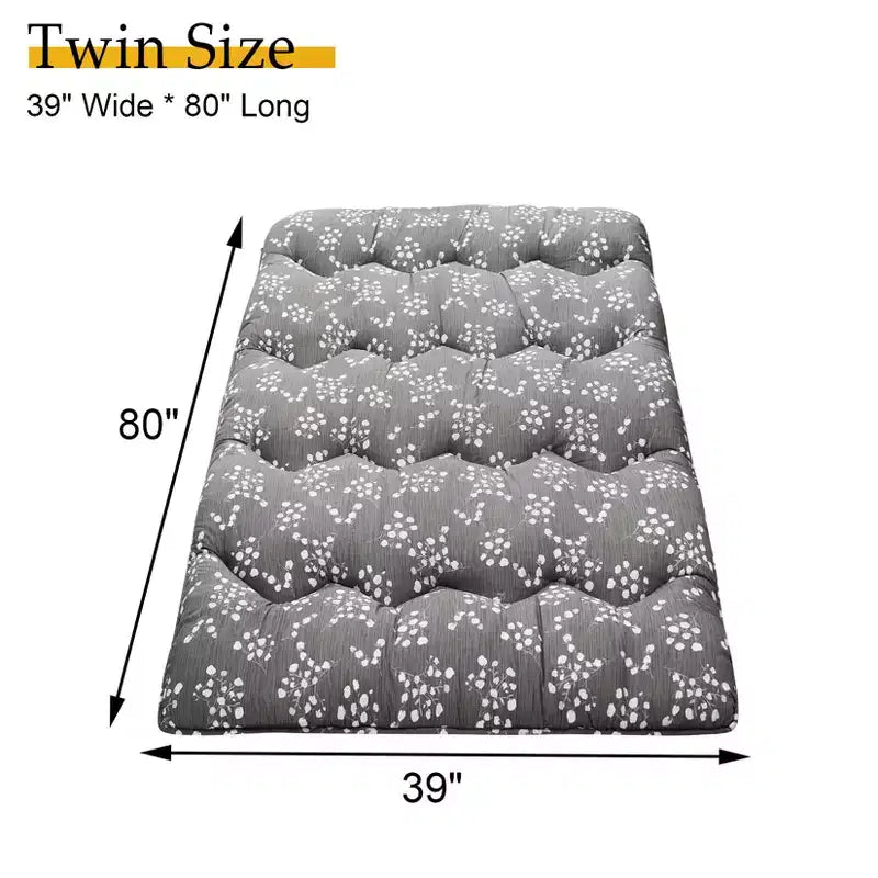 Materasso Pieghevole da Pavimento – Materassino Futon Portatile Stile Tatami