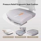 Sedia da ufficio ergonomica con supporto lombare auto-seguente