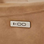 Poltrona Reclinabile Girevole con Funzione Glider e Porte USB