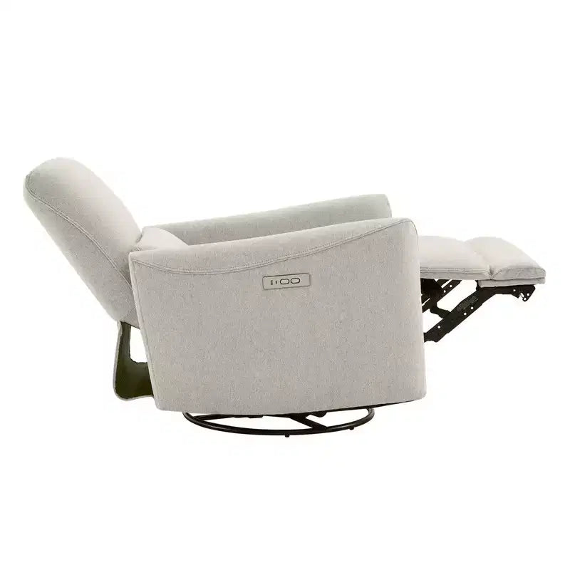Poltrona Reclinabile Girevole con Funzione Glider e Porte USB