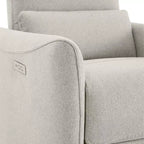 Poltrona Reclinabile Girevole con Funzione Glider e Porte USB