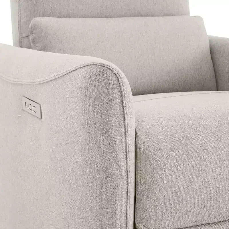 Poltrona Reclinabile Girevole con Funzione Glider e Porte USB