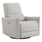 Poltrona Reclinabile Girevole con Funzione Glider e Porte USB