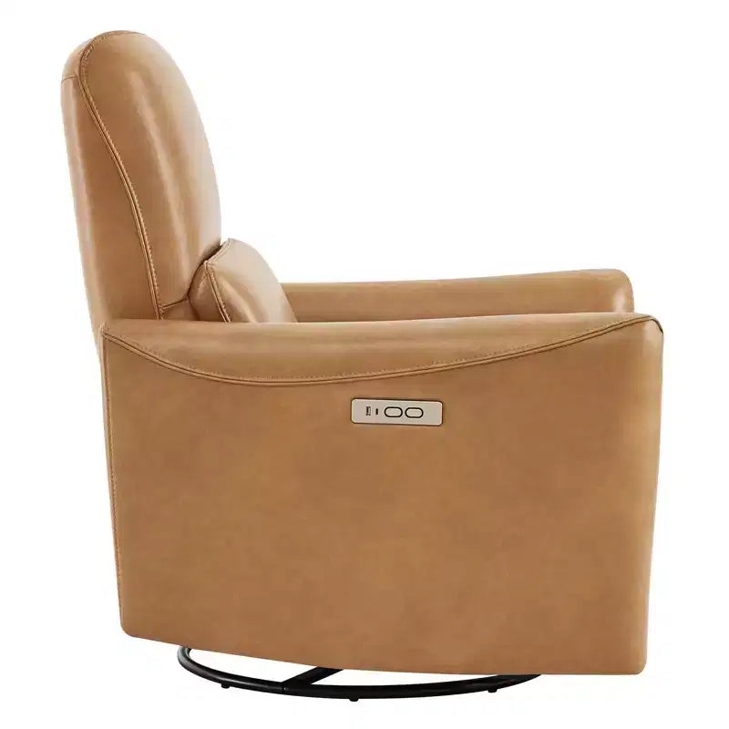 Poltrona Reclinabile Girevole con Funzione Glider e Porte USB