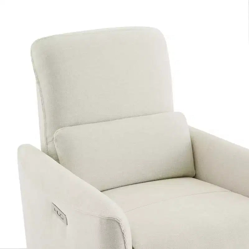 Poltrona Reclinabile Girevole con Funzione Glider e Porte USB