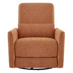 Poltrona Reclinabile Girevole con Funzione Glider e Porte USB