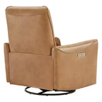 Poltrona Reclinabile Girevole con Funzione Glider e Porte USB