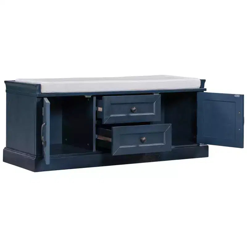 Mobiletto contenitore con 2 cassetti e 2 ante – Mobiletto decorativo per soggiorno, corridoio e ingresso