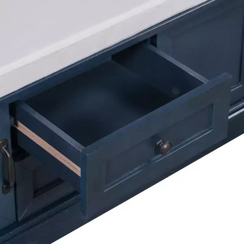 Mobiletto contenitore con 2 cassetti e 2 ante – Mobiletto decorativo per soggiorno, corridoio e ingresso