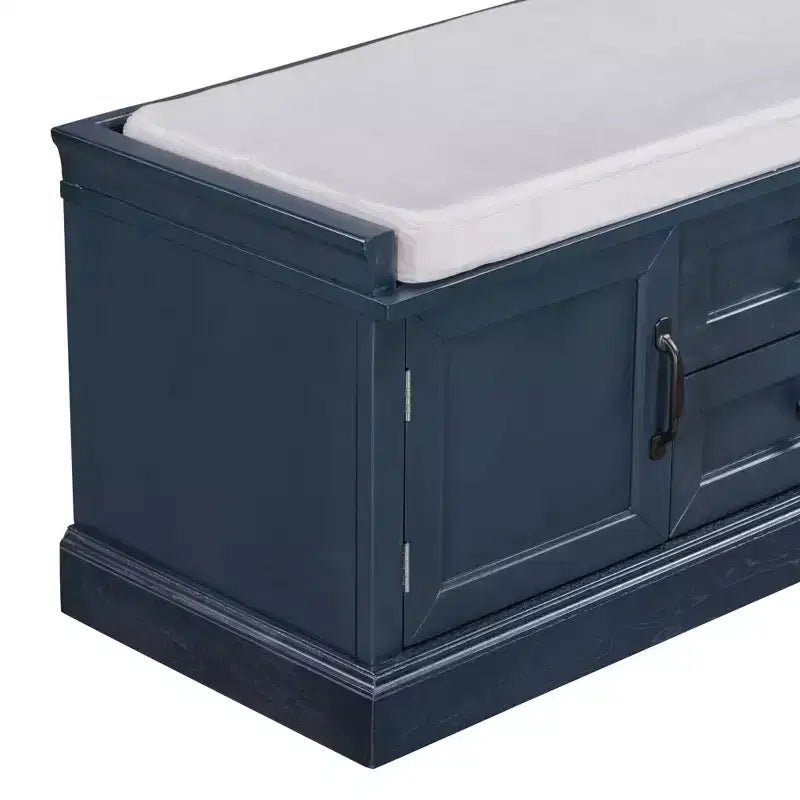 Mobiletto contenitore con 2 cassetti e 2 ante – Mobiletto decorativo per soggiorno, corridoio e ingresso