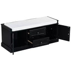 Mobiletto contenitore con 2 cassetti e 2 ante – Mobiletto decorativo per soggiorno, corridoio e ingresso
