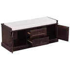 Mobiletto contenitore con 2 cassetti e 2 ante – Mobiletto decorativo per soggiorno, corridoio e ingresso
