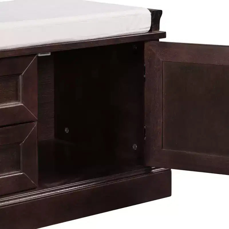 Mobiletto contenitore con 2 cassetti e 2 ante – Mobiletto decorativo per soggiorno, corridoio e ingresso