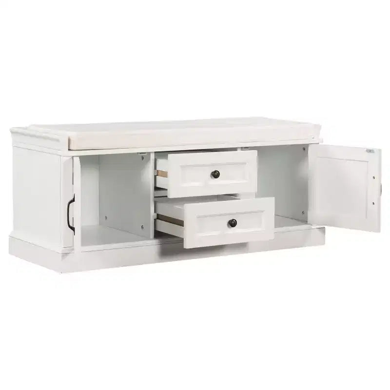 Mobiletto contenitore con 2 cassetti e 2 ante – Mobiletto decorativo per soggiorno, corridoio e ingresso