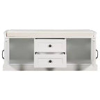 Mobiletto contenitore con 2 cassetti e 2 ante – Mobiletto decorativo per soggiorno, corridoio e ingresso