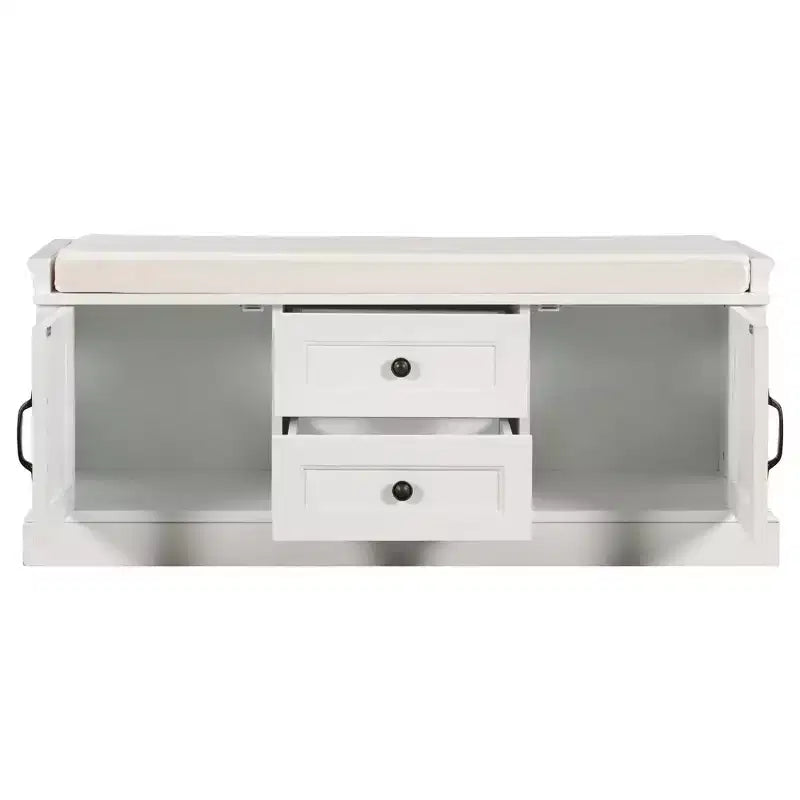 Mobiletto contenitore con 2 cassetti e 2 ante – Mobiletto decorativo per soggiorno, corridoio e ingresso