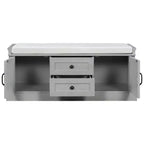 Mobiletto contenitore con 2 cassetti e 2 ante – Mobiletto decorativo per soggiorno, corridoio e ingresso