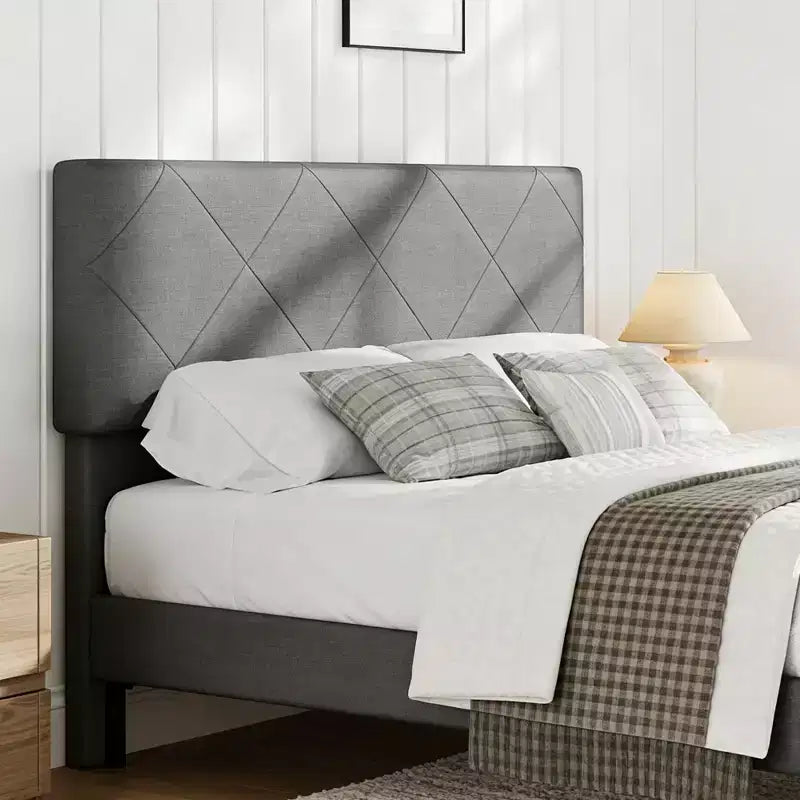 Struttura letto imbottita King Size con testiera
