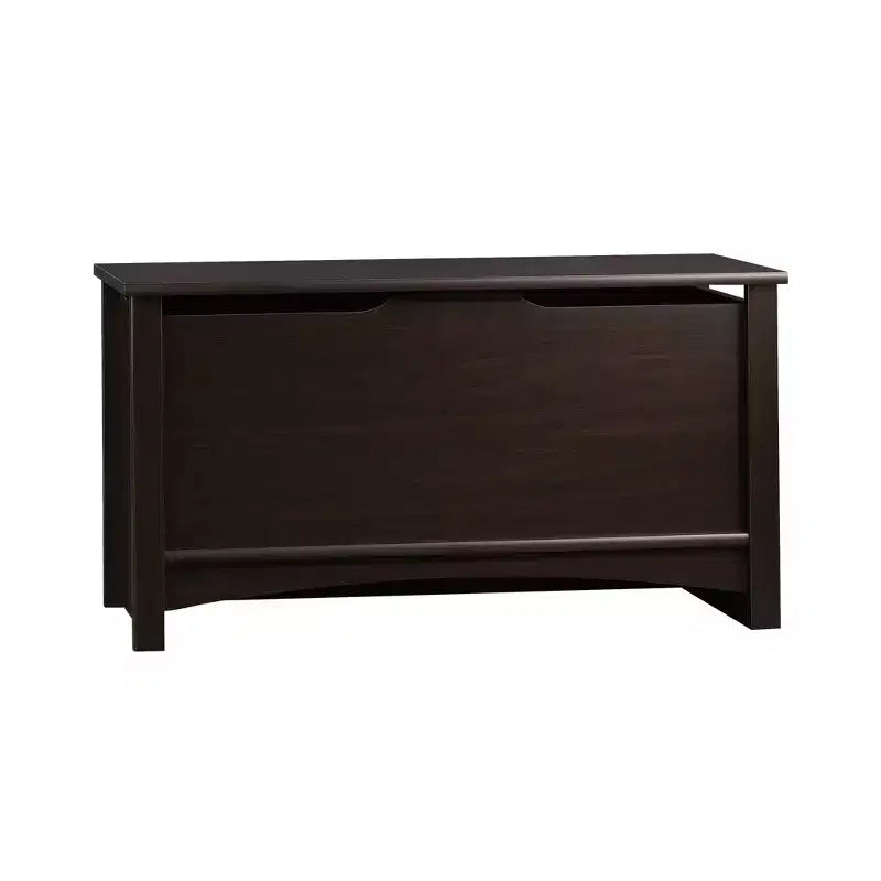 Cassa portaoggetti in legno – Finitura espresso scuro
