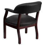 Sedia da conferenza con finitura decorativa sui braccioli