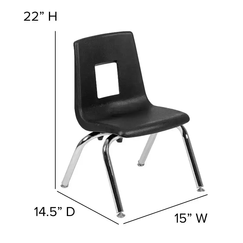 Sedia impilabile per scuola - 12 pollici