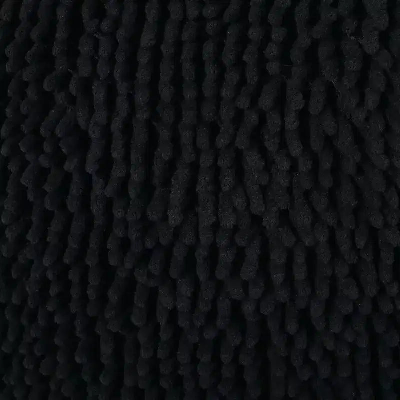 Pouf Ottomano Rotondo Moderno in ciniglia a microfibra