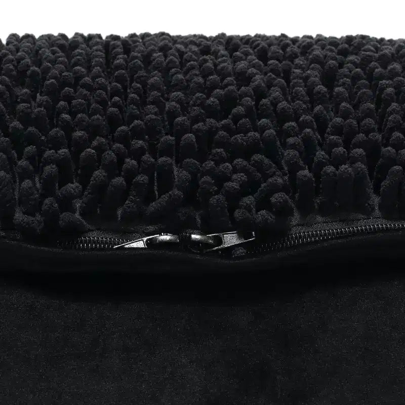Pouf Ottomano Rotondo Moderno in ciniglia a microfibra