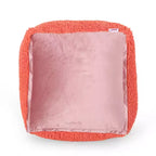Pouf Ottomano Rotondo Moderno in ciniglia a microfibra
