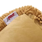 Pouf Ottomano Rotondo Moderno in ciniglia a microfibra