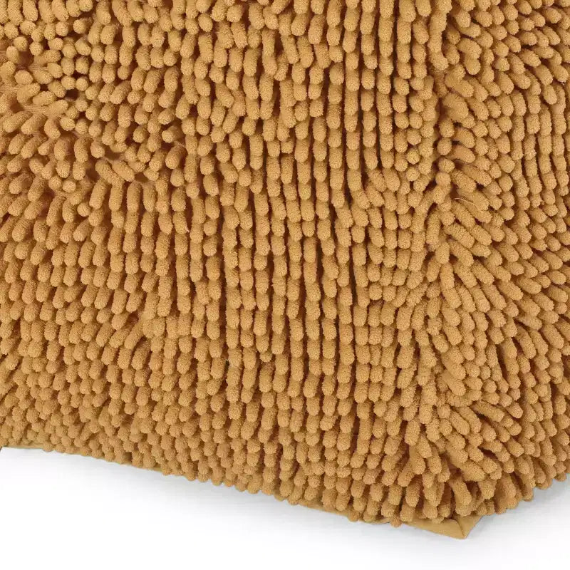 Pouf Ottomano Rotondo Moderno in ciniglia a microfibra