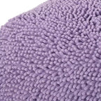 Pouf Ottomano Rotondo Moderno in ciniglia a microfibra