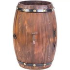 Portabottiglie da vino in legno a forma di botte