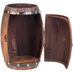 Portabottiglie da vino in legno a forma di botte