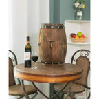 Portabottiglie da vino in legno a forma di botte