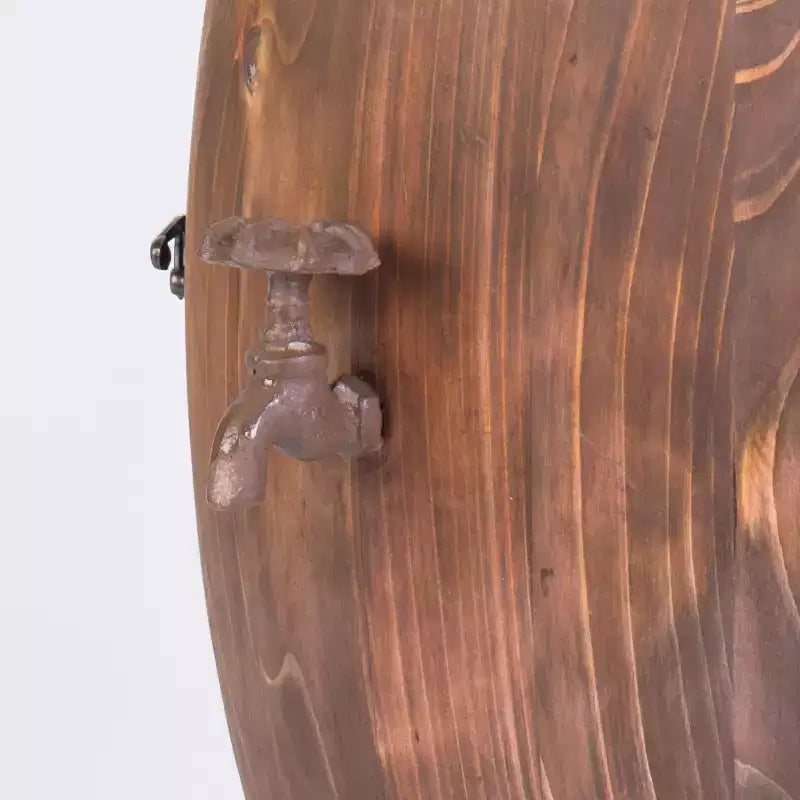 Portabottiglie da vino in legno a forma di botte