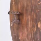 Portabottiglie da vino in legno a forma di botte